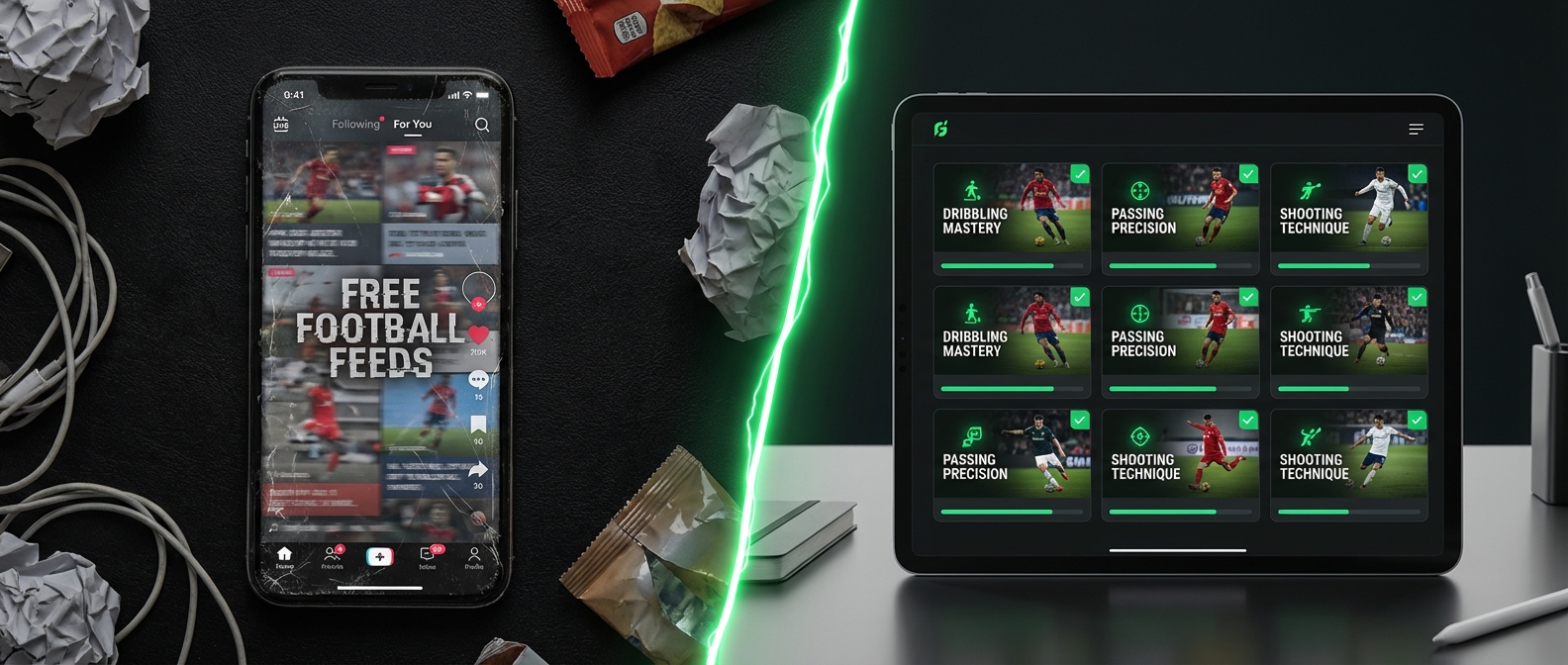 TikTok chaos vs FC Skill Vault organized platform