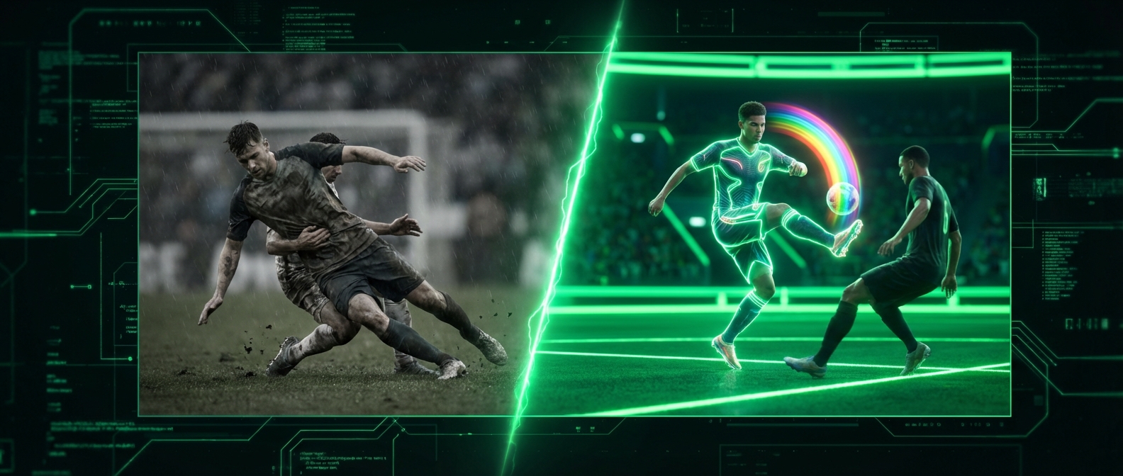 Before and after transformation