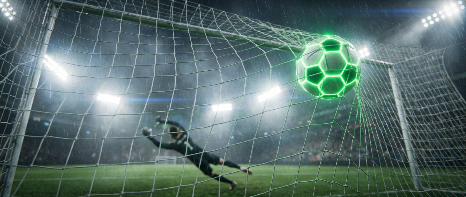 Finishing School - ball hitting the net